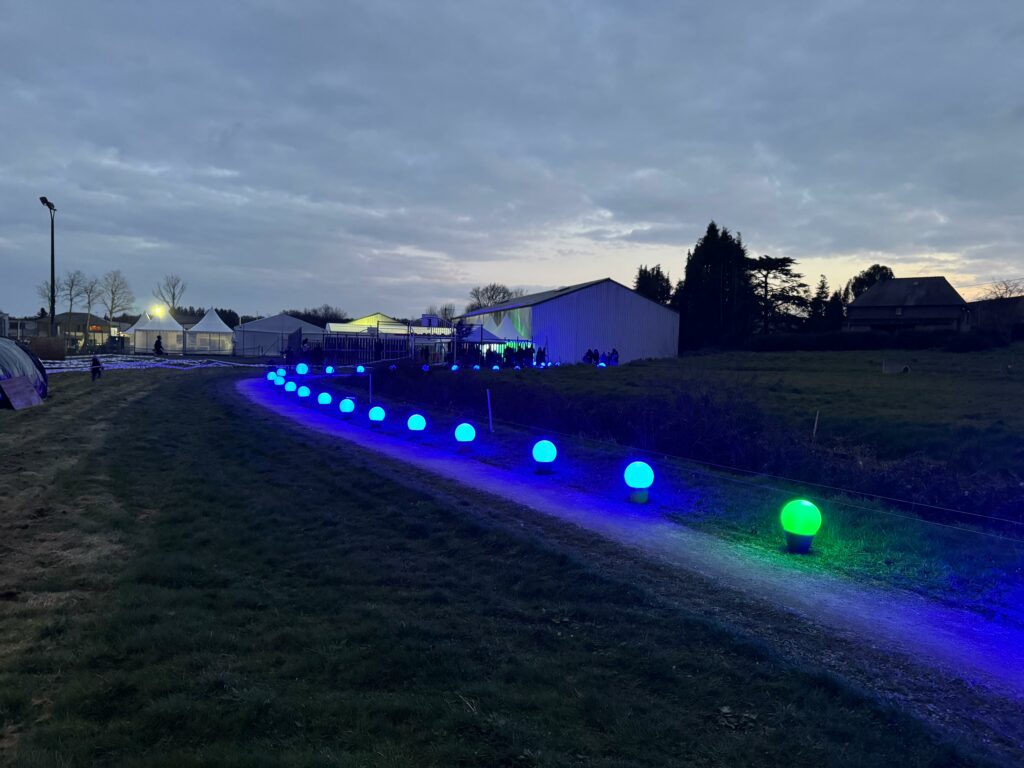 Les Allium illuminent le Trail des Vallées en Bretagne